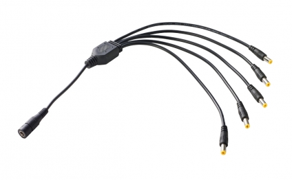 Cable Splitter (Jack 2.1x5.5x11 to 5 Plugs 2.1x5.5x11) rc, 10cm +5x20cm.jpg